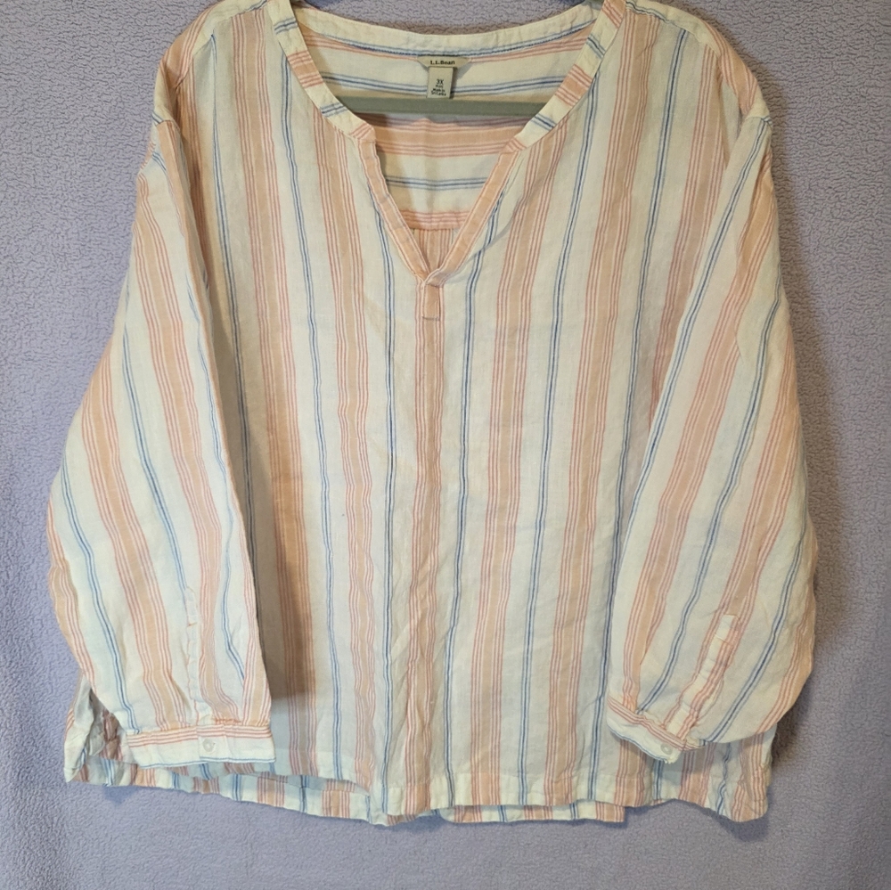 L.L. Bean Multicolor Striped Top
